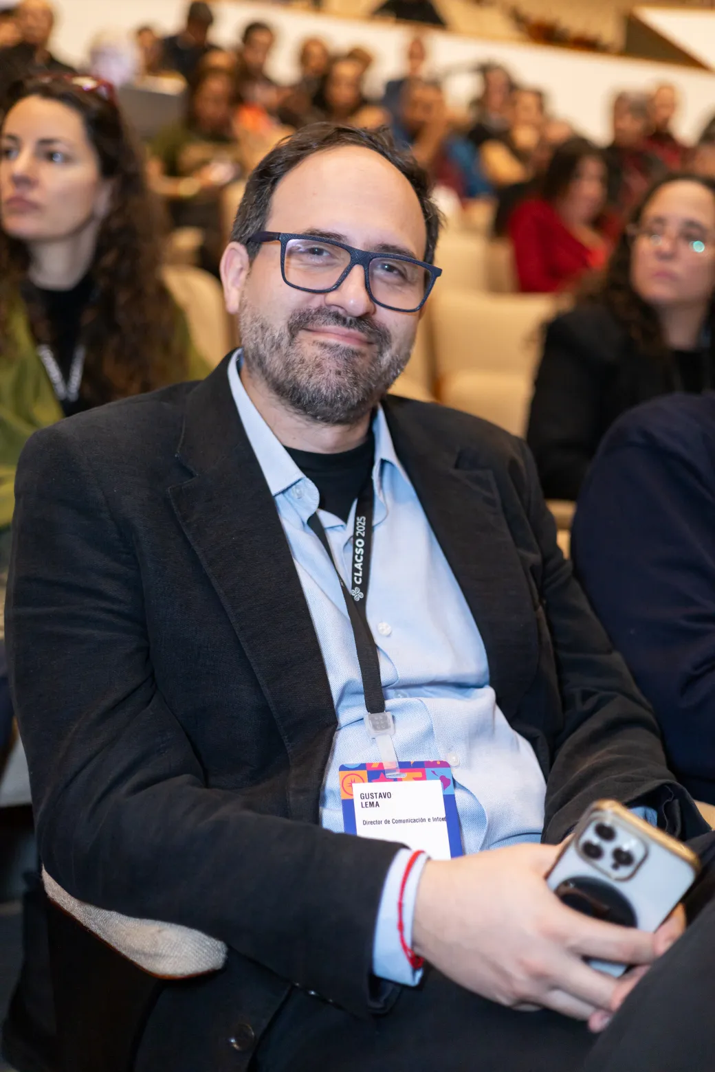Clacso – público en el auditorio – fotografía corporativa en Bogotá