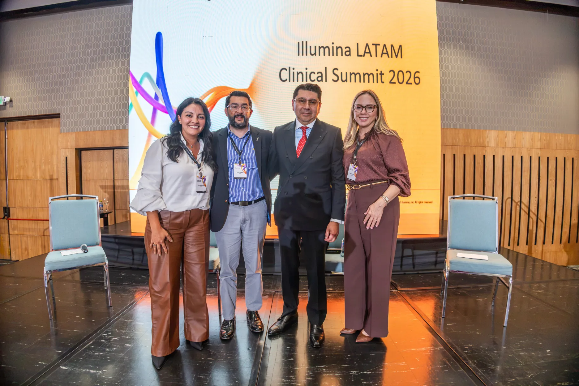 Illumina Latam Summit 2026 – detalle del espacio corporativo – fotografía corporativa en Colombia