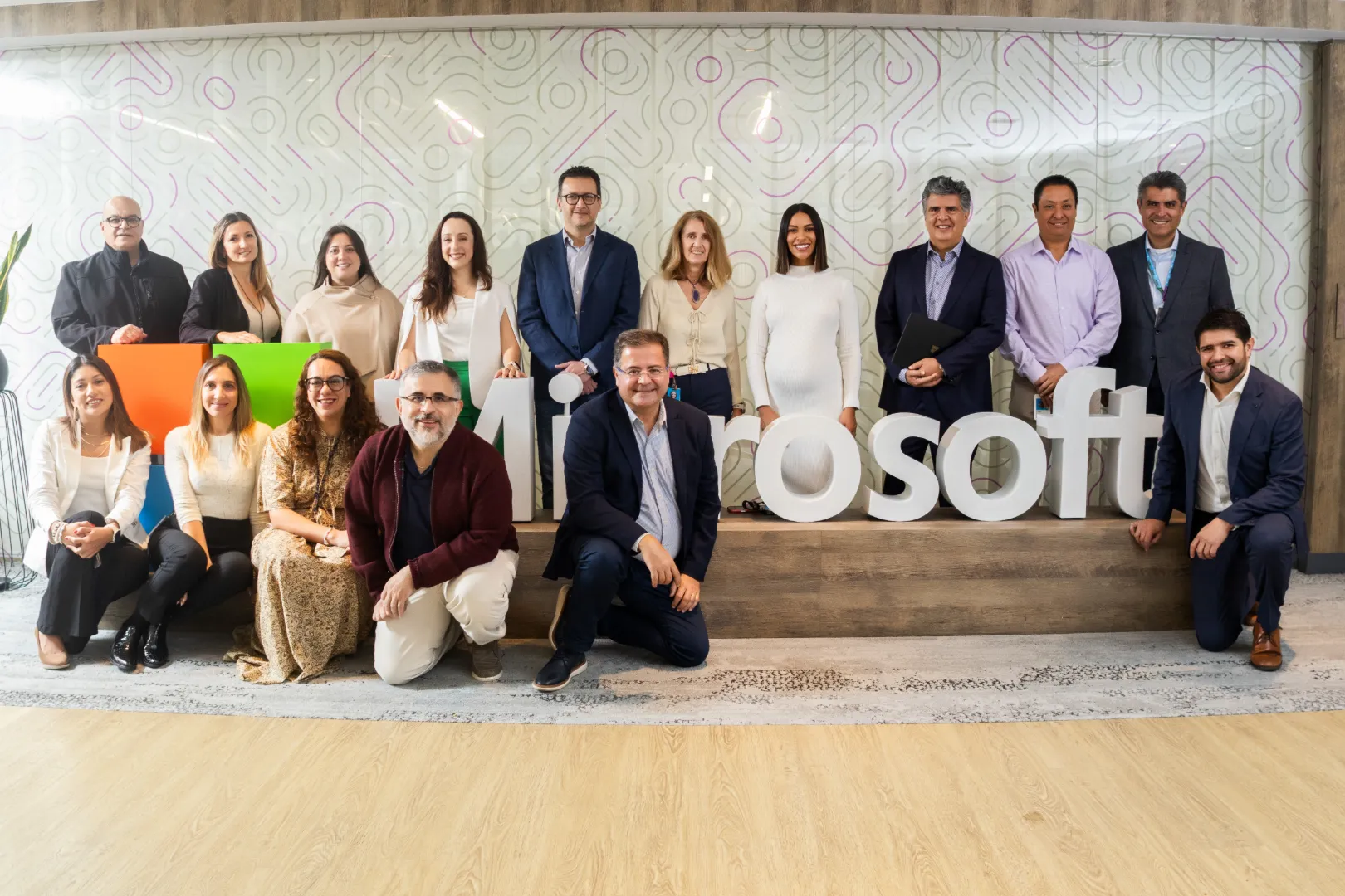 Sesión Microsoft – intervención en el escenario – fotografía corporativa en Colombia