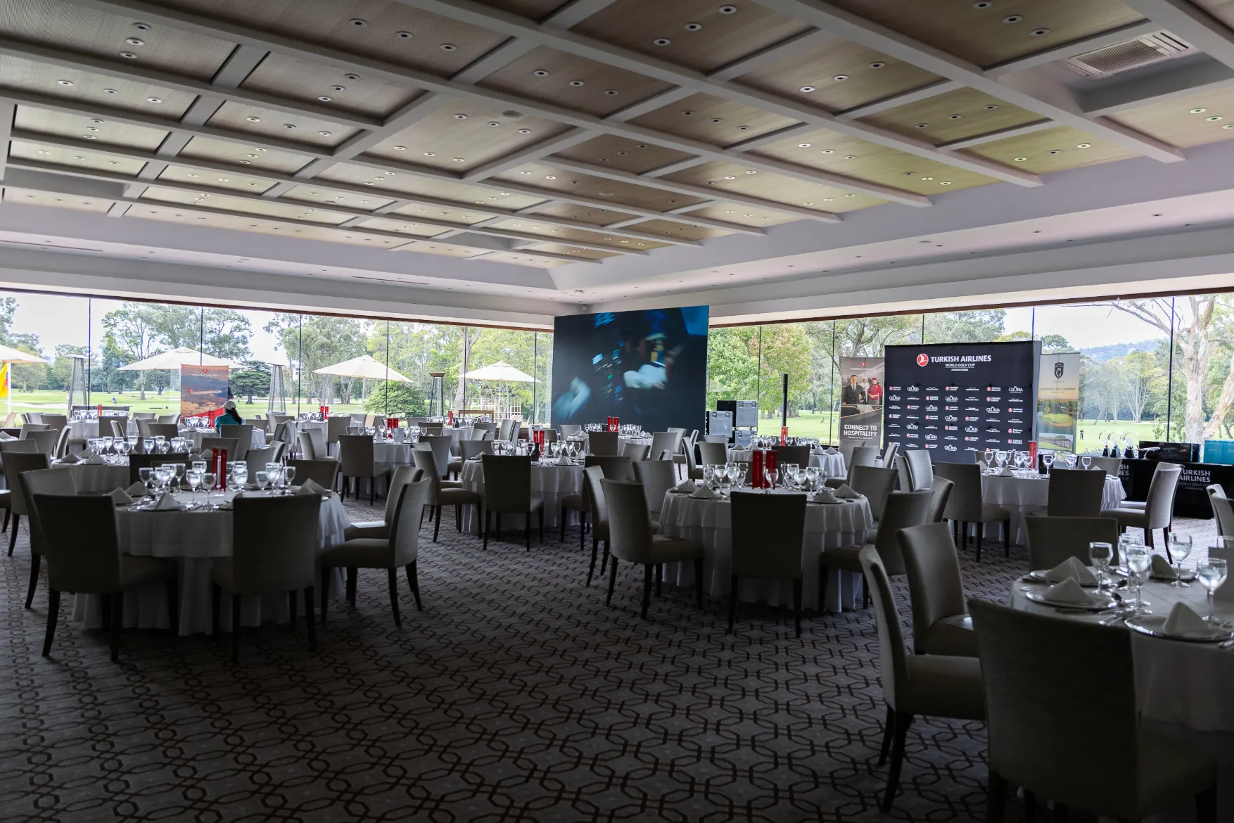 Torneo Turkish Airlines – detalle del espacio corporativo – fotografía corporativa en Colombia