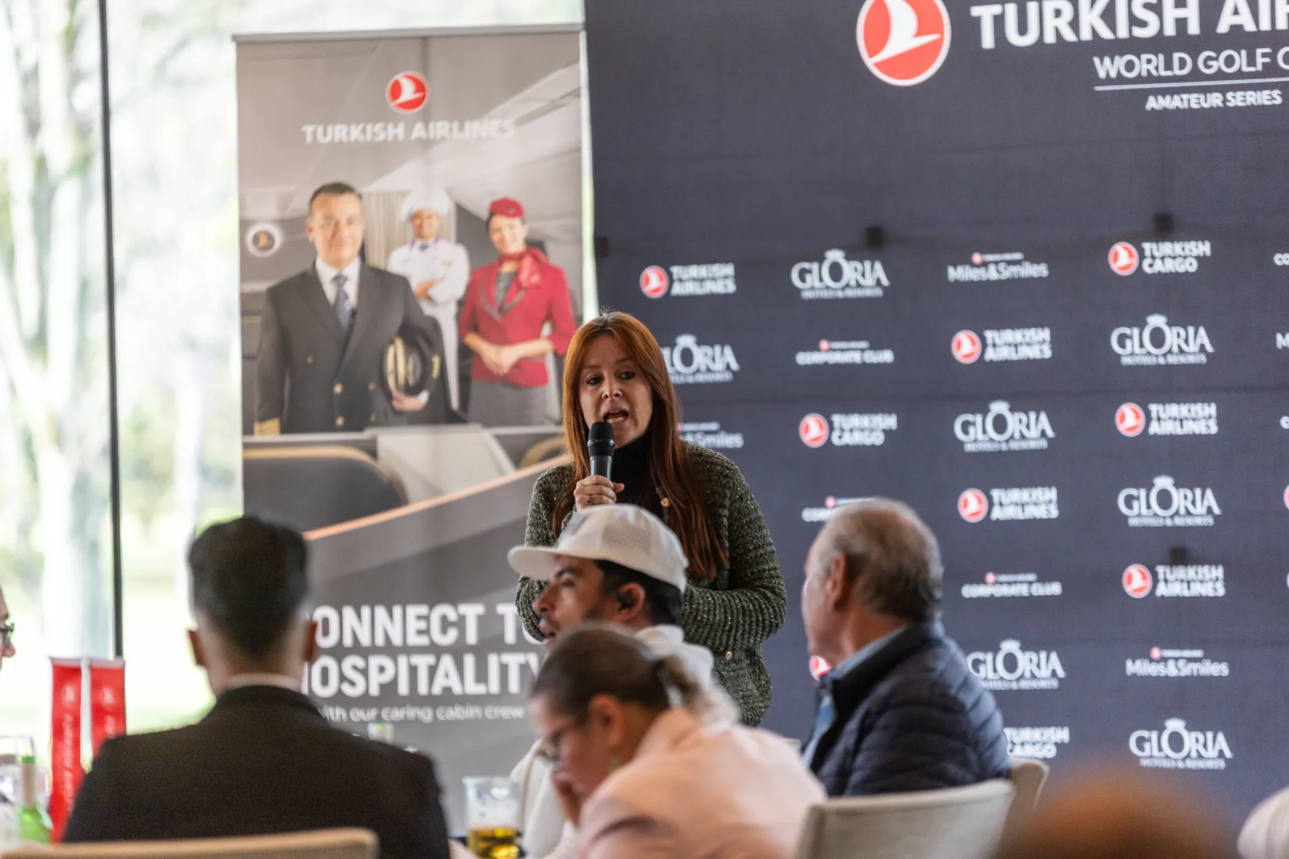 Torneo Turkish Airlines – directivos durante el acto – fotografía corporativa en Colombia