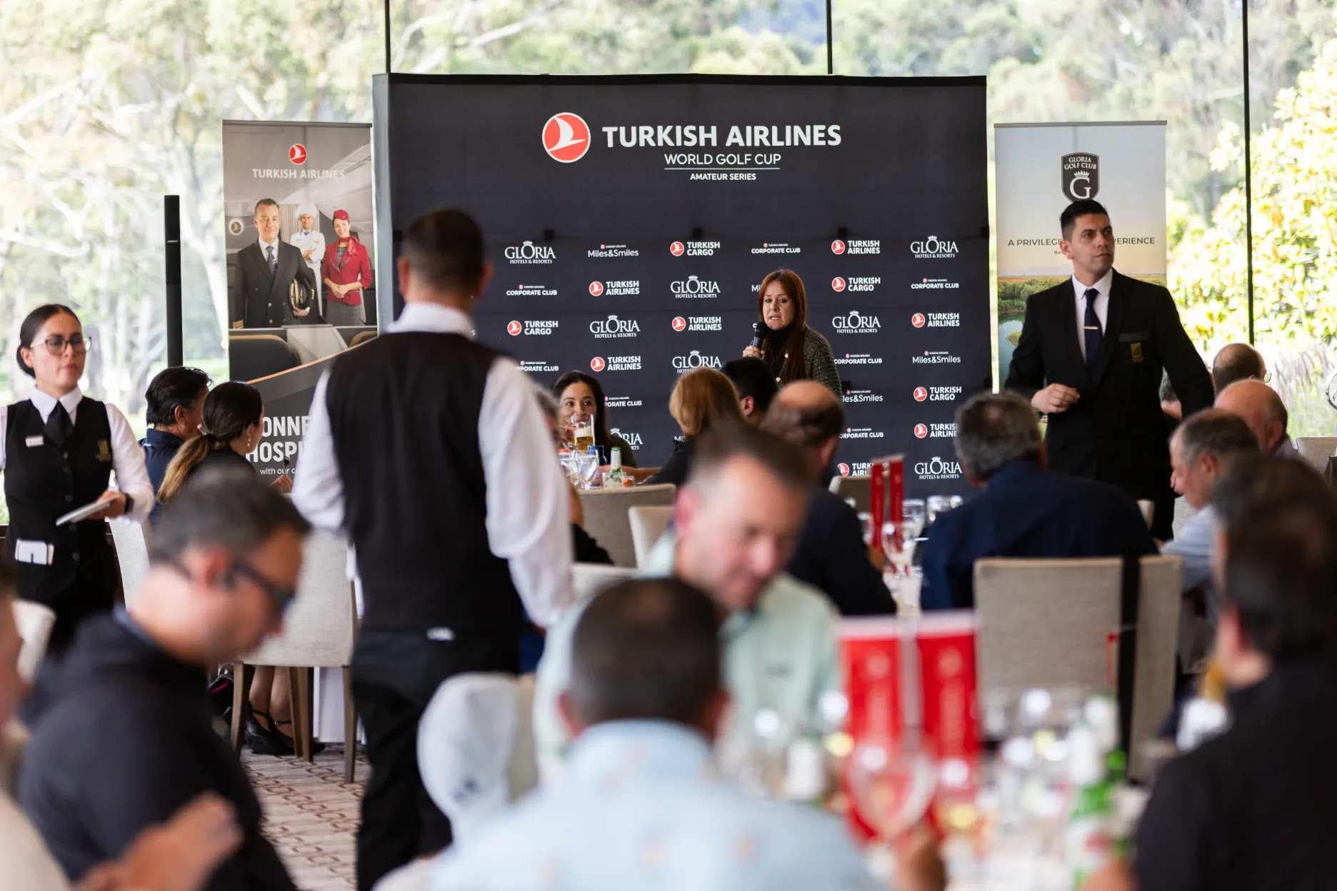 Torneo Turkish Airlines – detalle del espacio corporativo – fotografía corporativa en Colombia