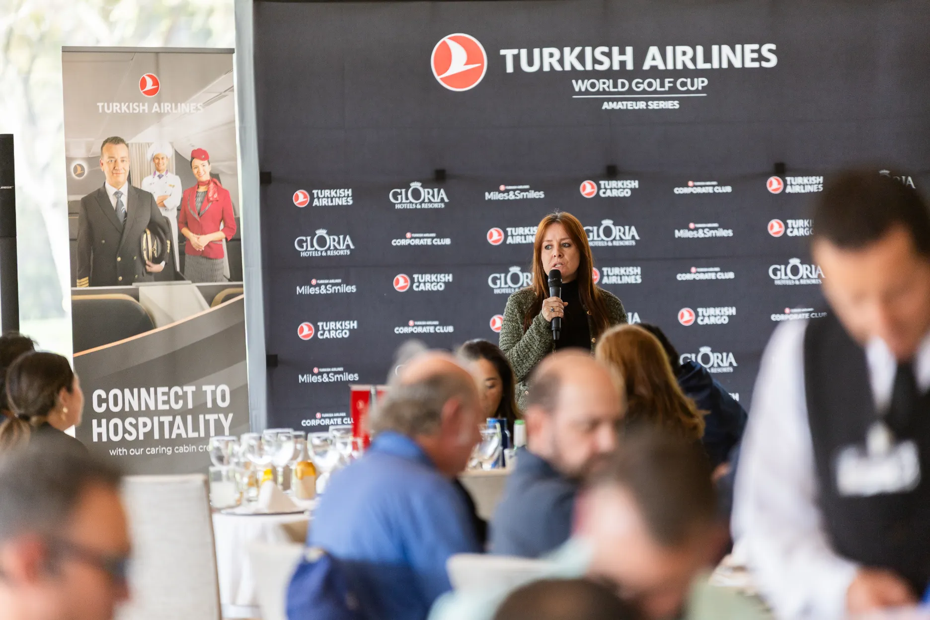 Torneo Turkish Airlines – intervención en el escenario – fotografía corporativa en Colombia
