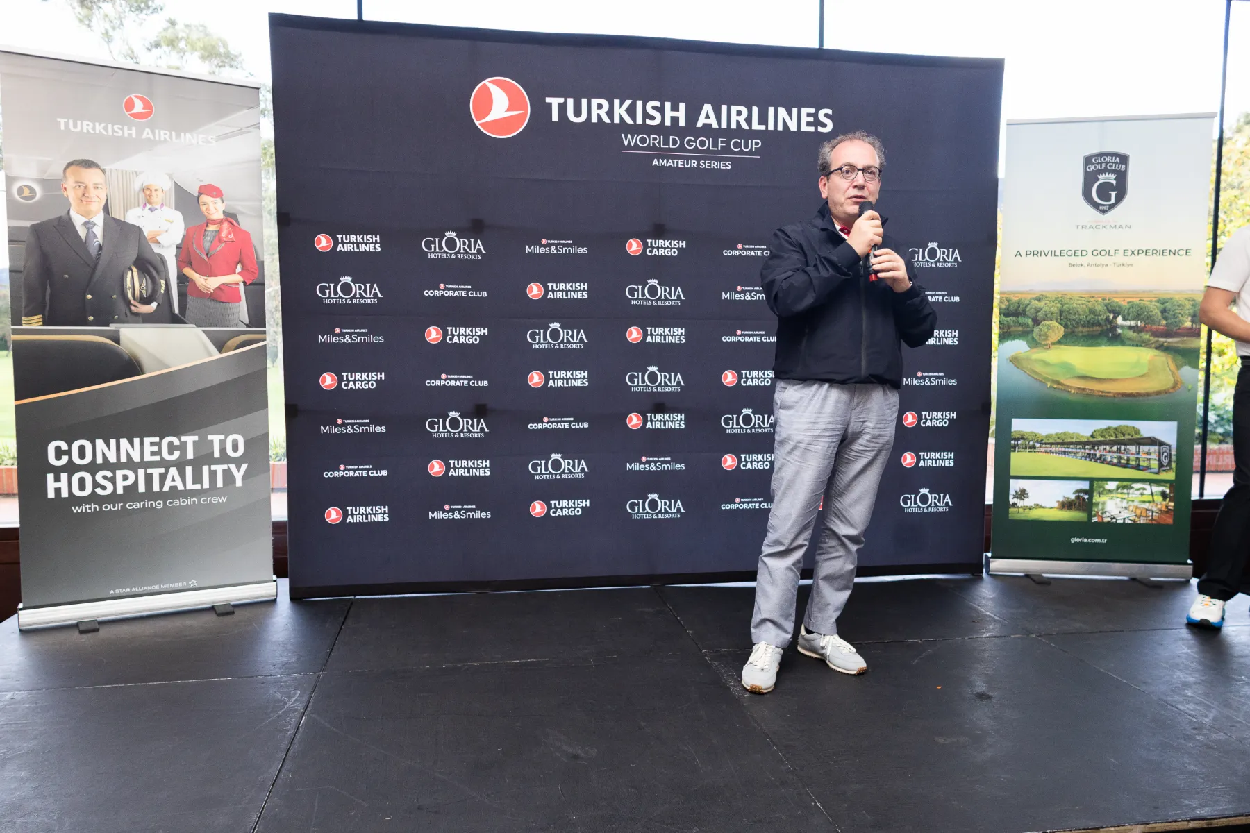 Torneo Turkish Airlines – directivos durante el acto – fotografía corporativa en Colombia