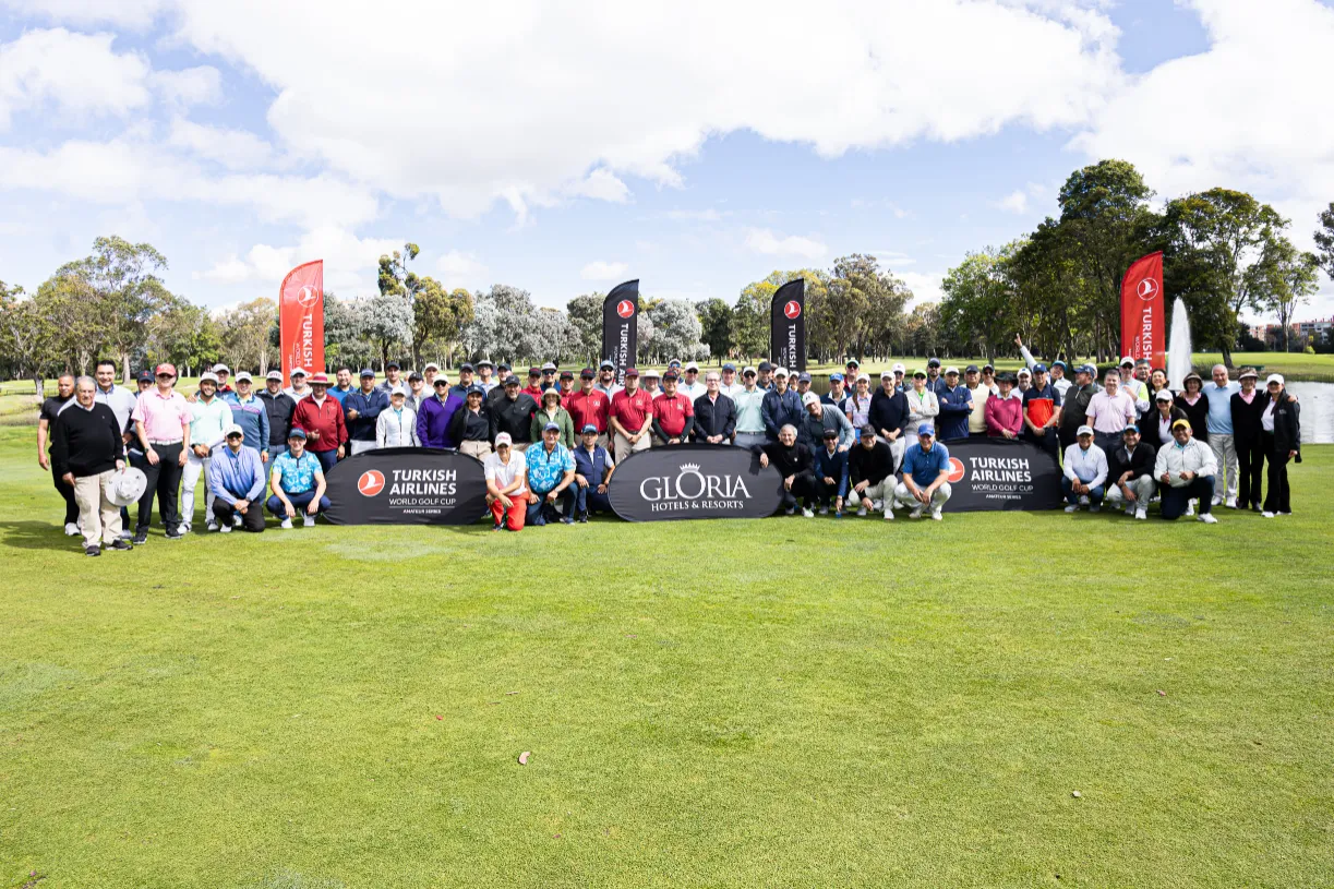 Turkish Airlines Golf – asistentes en el salón – fotografía corporativa en Bogotá
