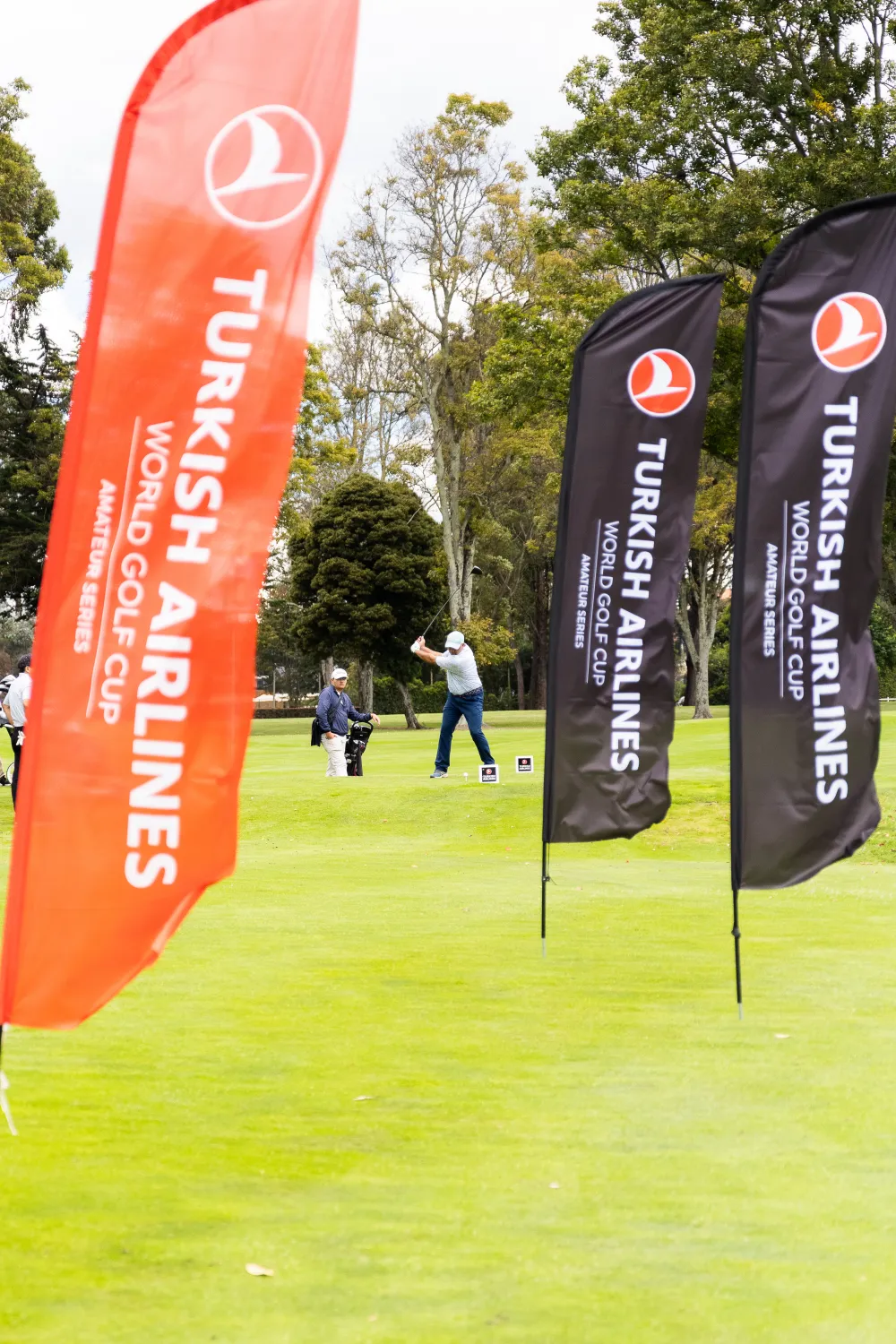 Turkish Airlines Golf – detalle del espacio corporativo – fotografía corporativa en Bogotá